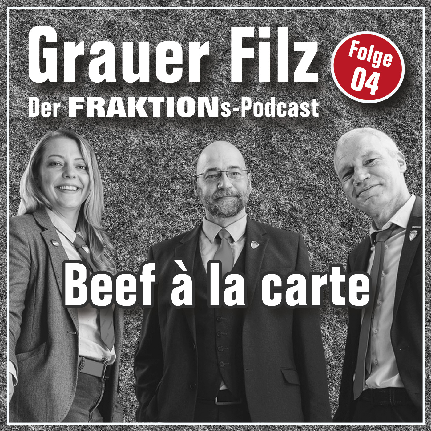 Grauer Filz