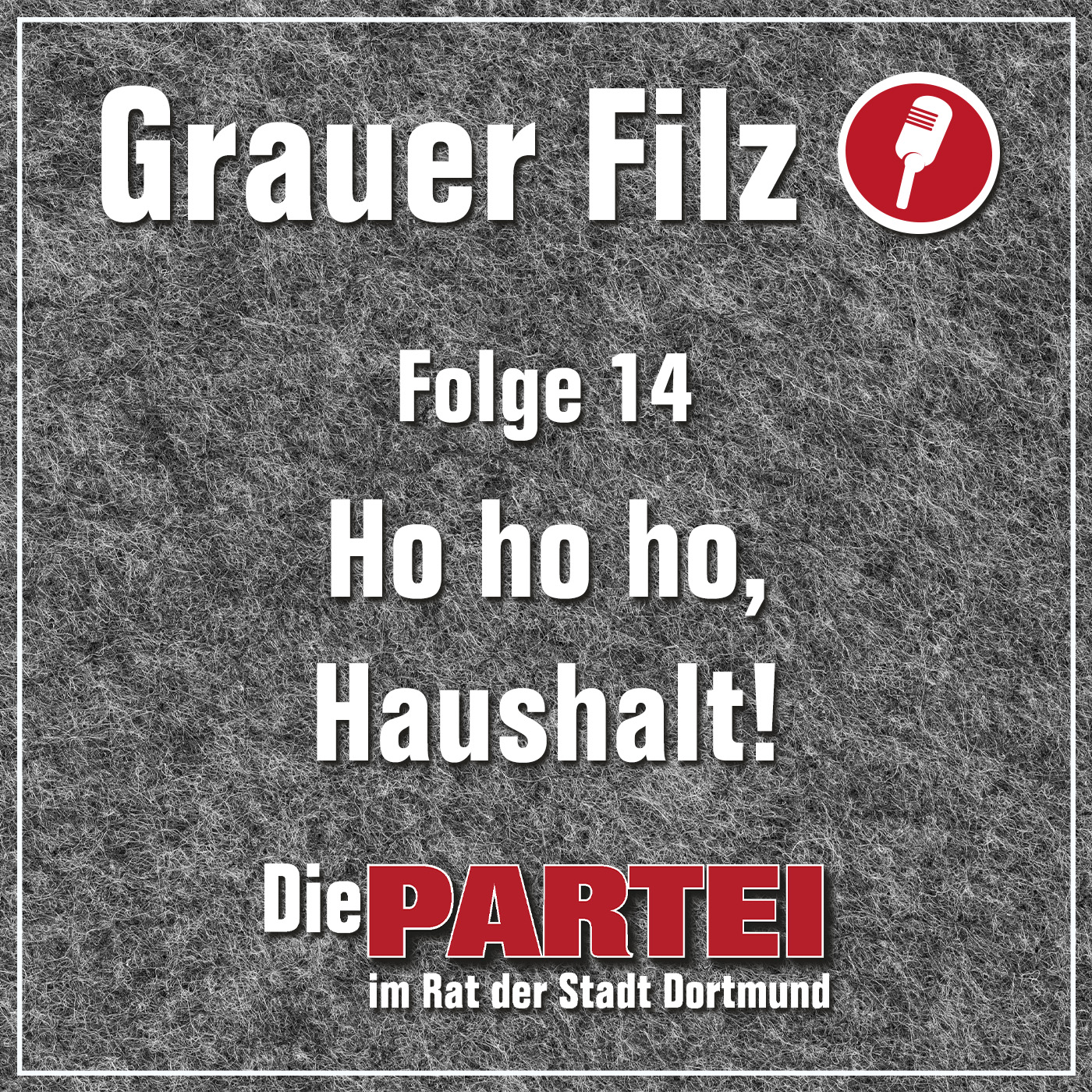 Grauer Filz