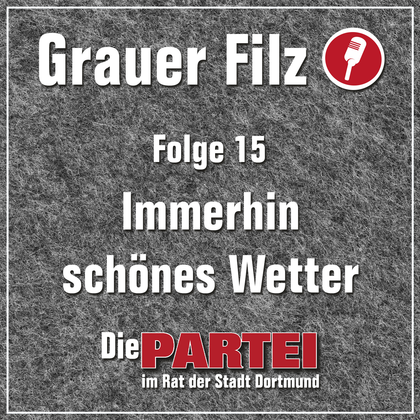 Grauer Filz