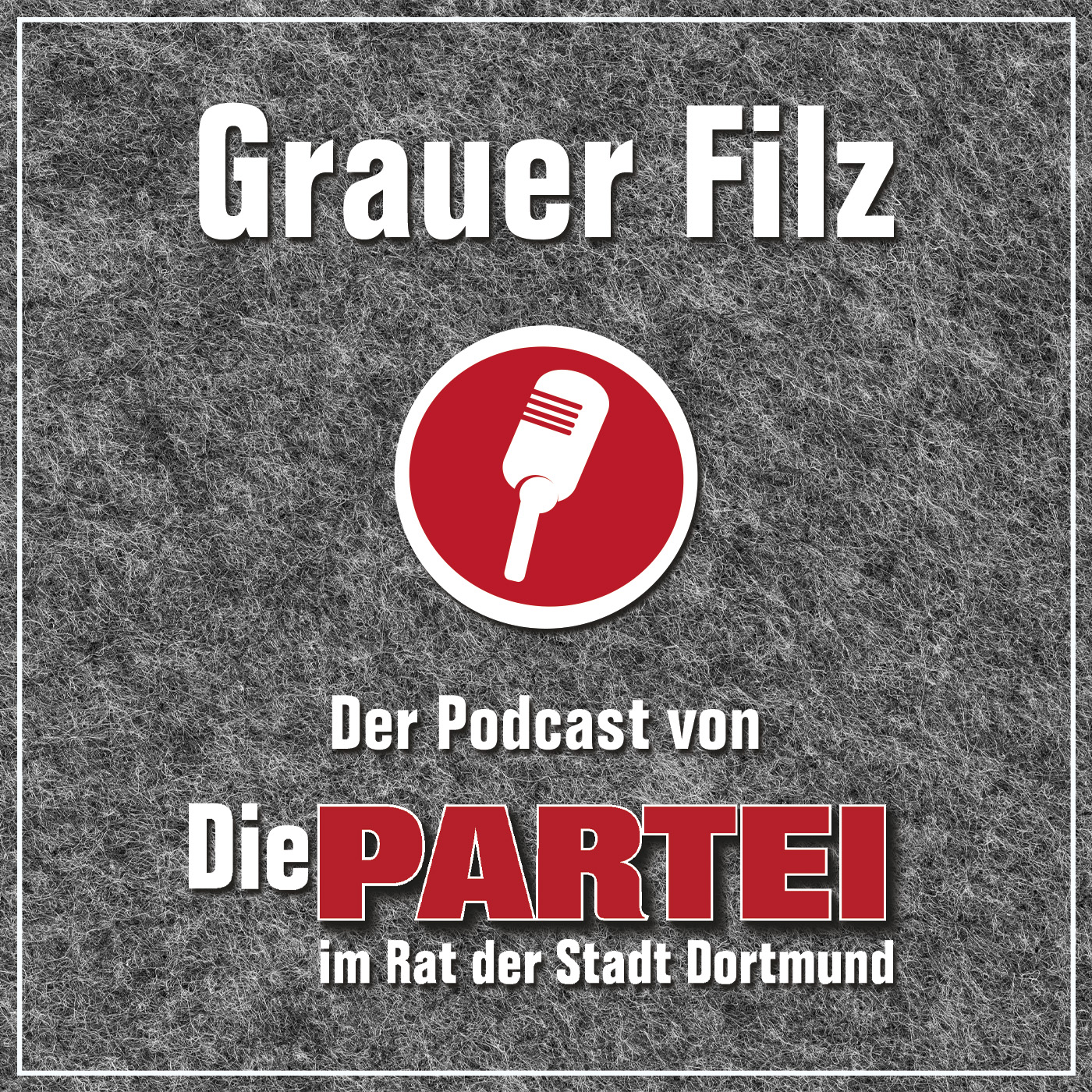 Grauer Filz